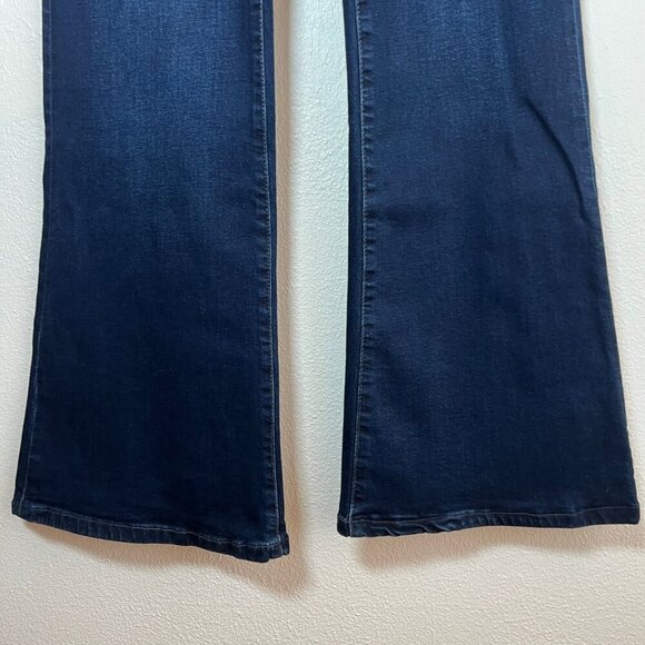 NWT New $288 Joe's High Rise Flare Jeans Size 32 Dark Wash Stretch - Picture 5 of 11